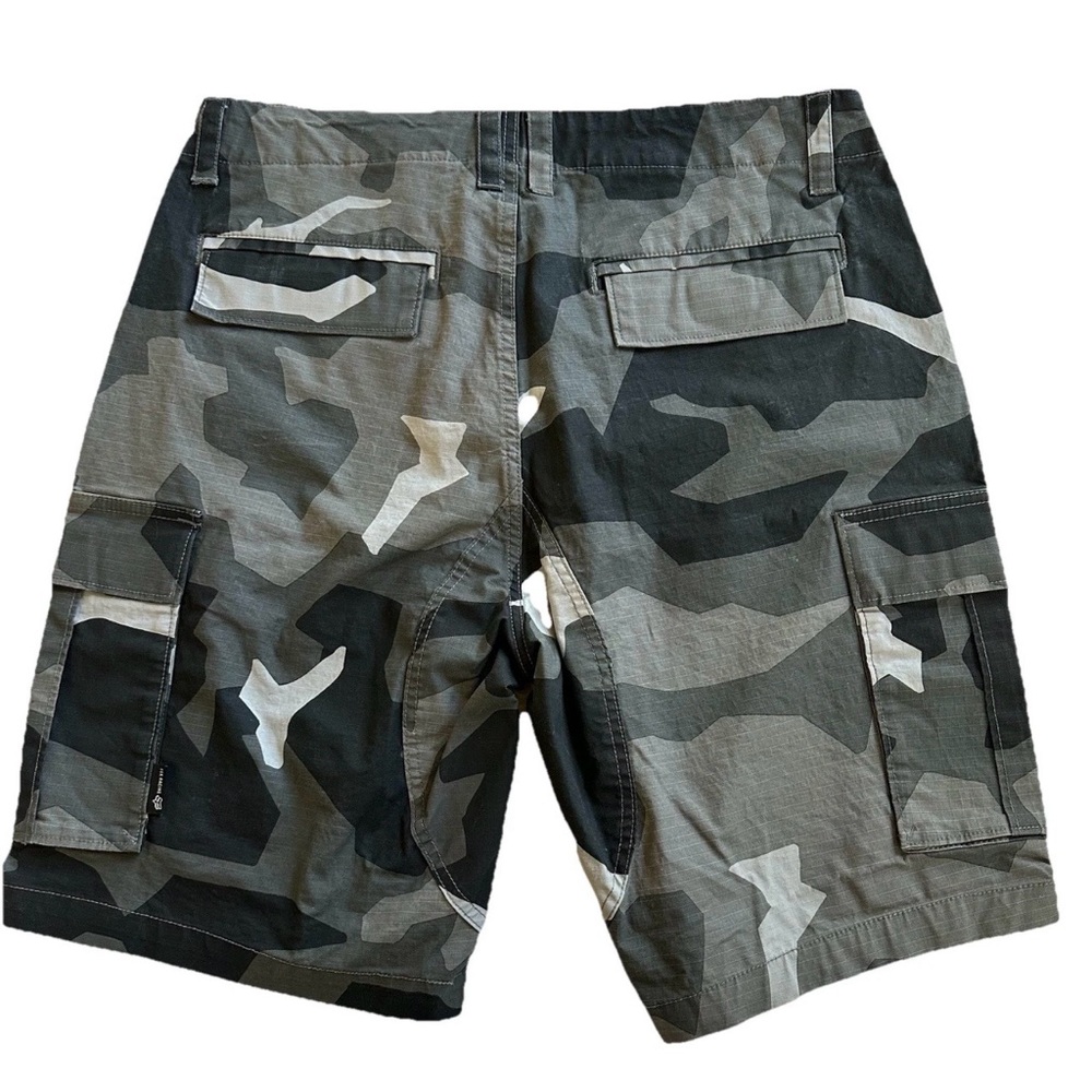 Fox Racing Slambozo Black/Grey Camo Men’s Cargo Shorts 34-Utility Gorpcore - Picture 2 of 9
